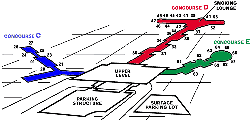 Milwaukee Airport Map Guide To Mke S Terminals - vrogue.co